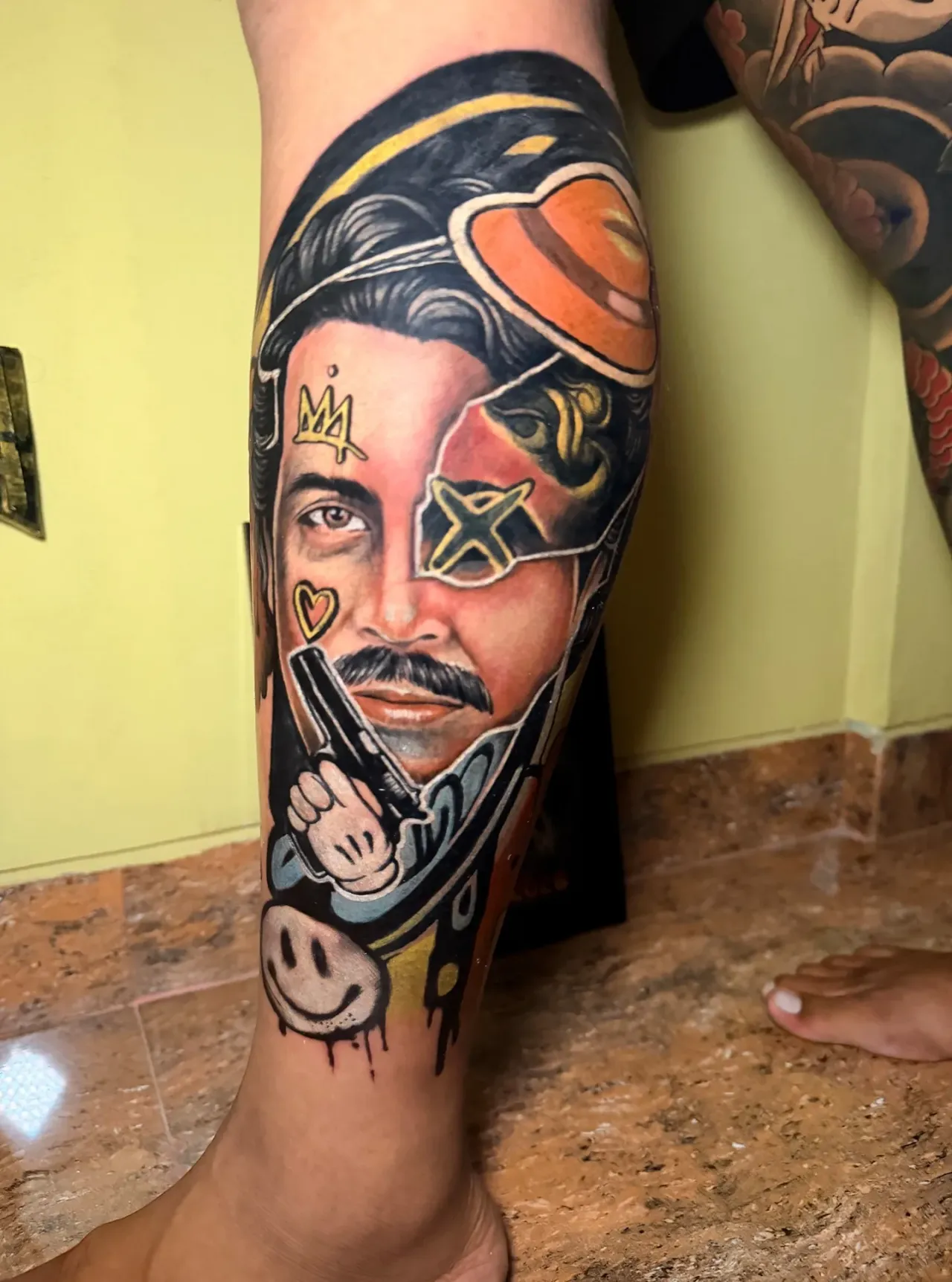 Colour competition detail tattoo by The Mafia Ink Bali