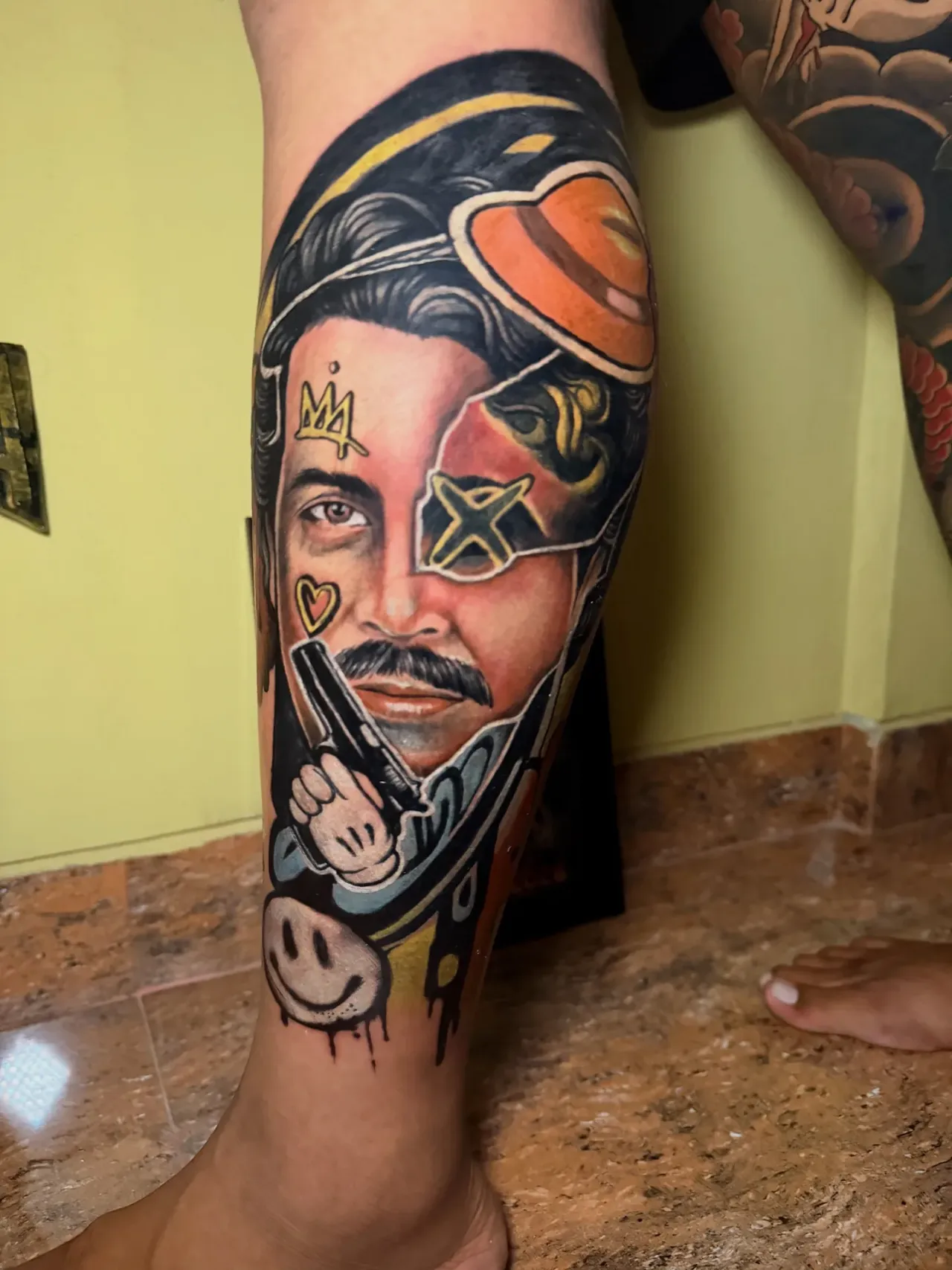 Competition portrait in colour tattoo by The Mafia Ink Bali