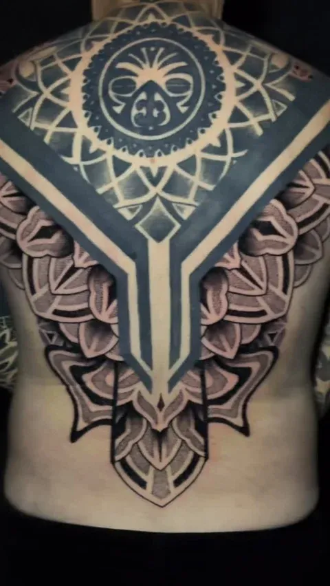 Backpiece completion tattoo by The Mafia Ink Bali