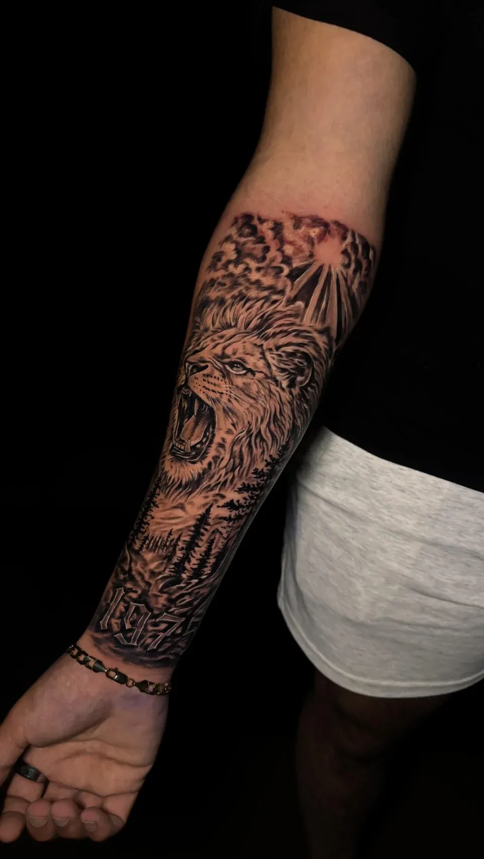 Lion realism tattoo by The Mafia Ink Bali