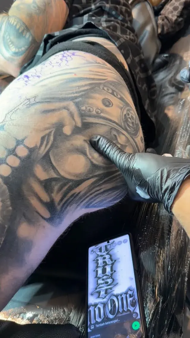 Sleeve session tattoo by The Mafia Ink Bali