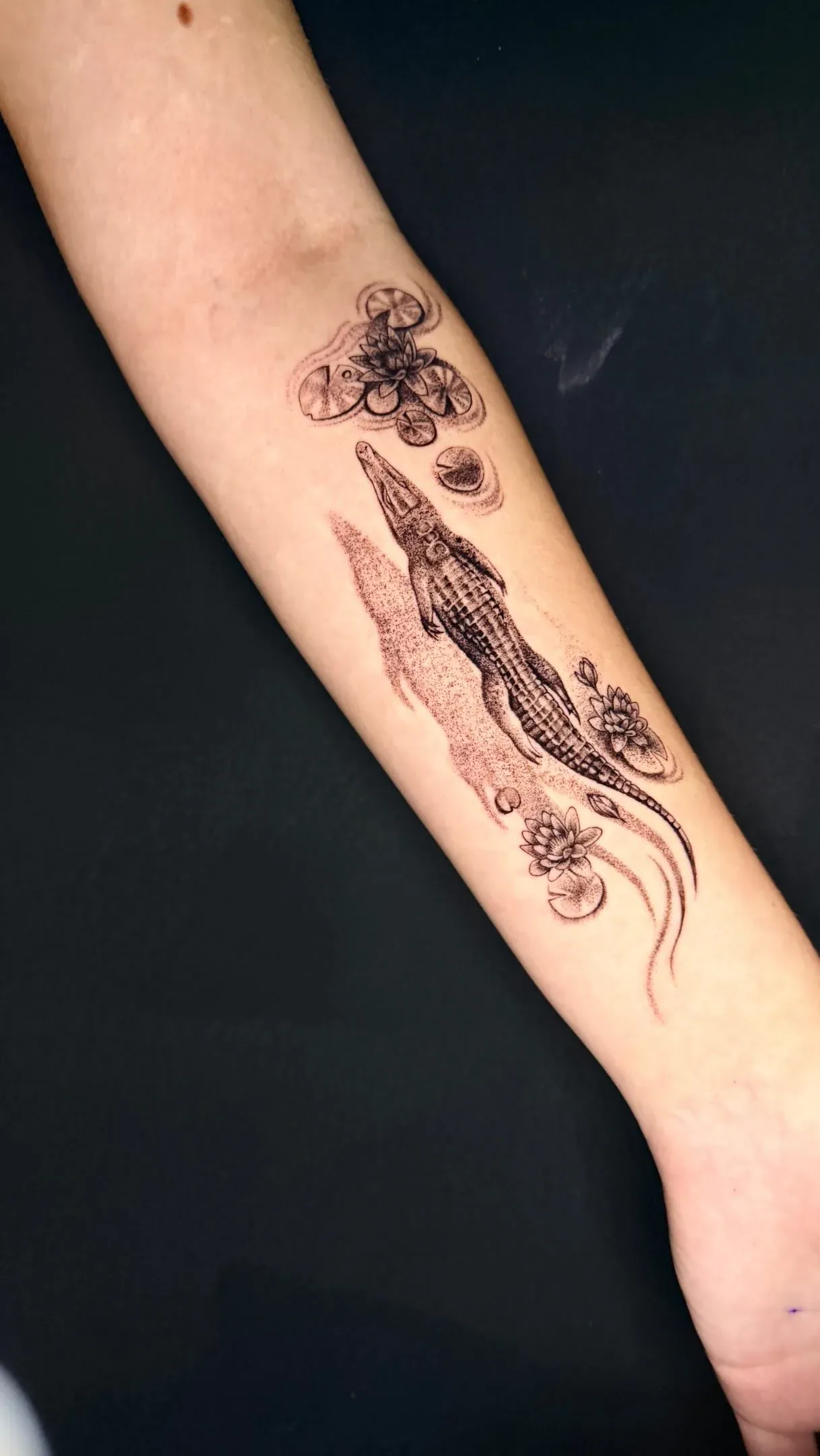 Whale & jellyfish tattoo by The Mafia Ink Bali