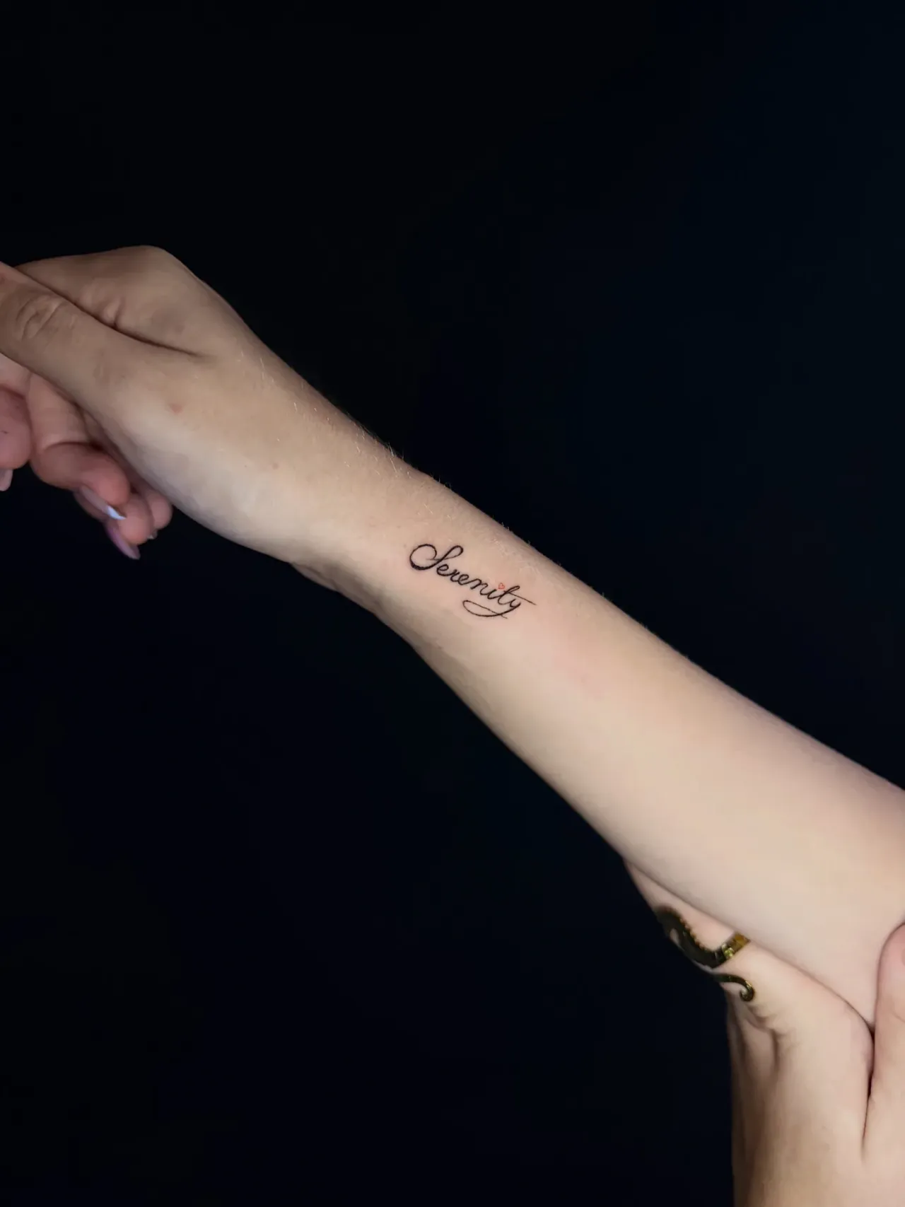 Small script keepsake tattoo by The Mafia Ink Bali