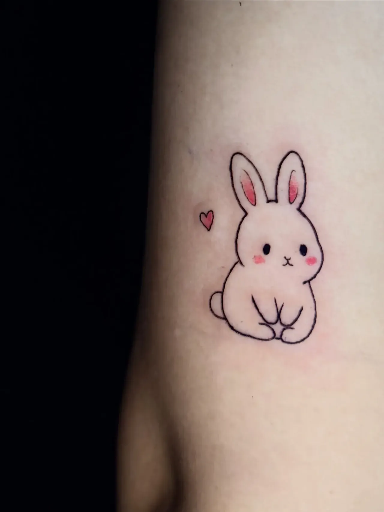Little bunny tattoo by The Mafia Ink Bali