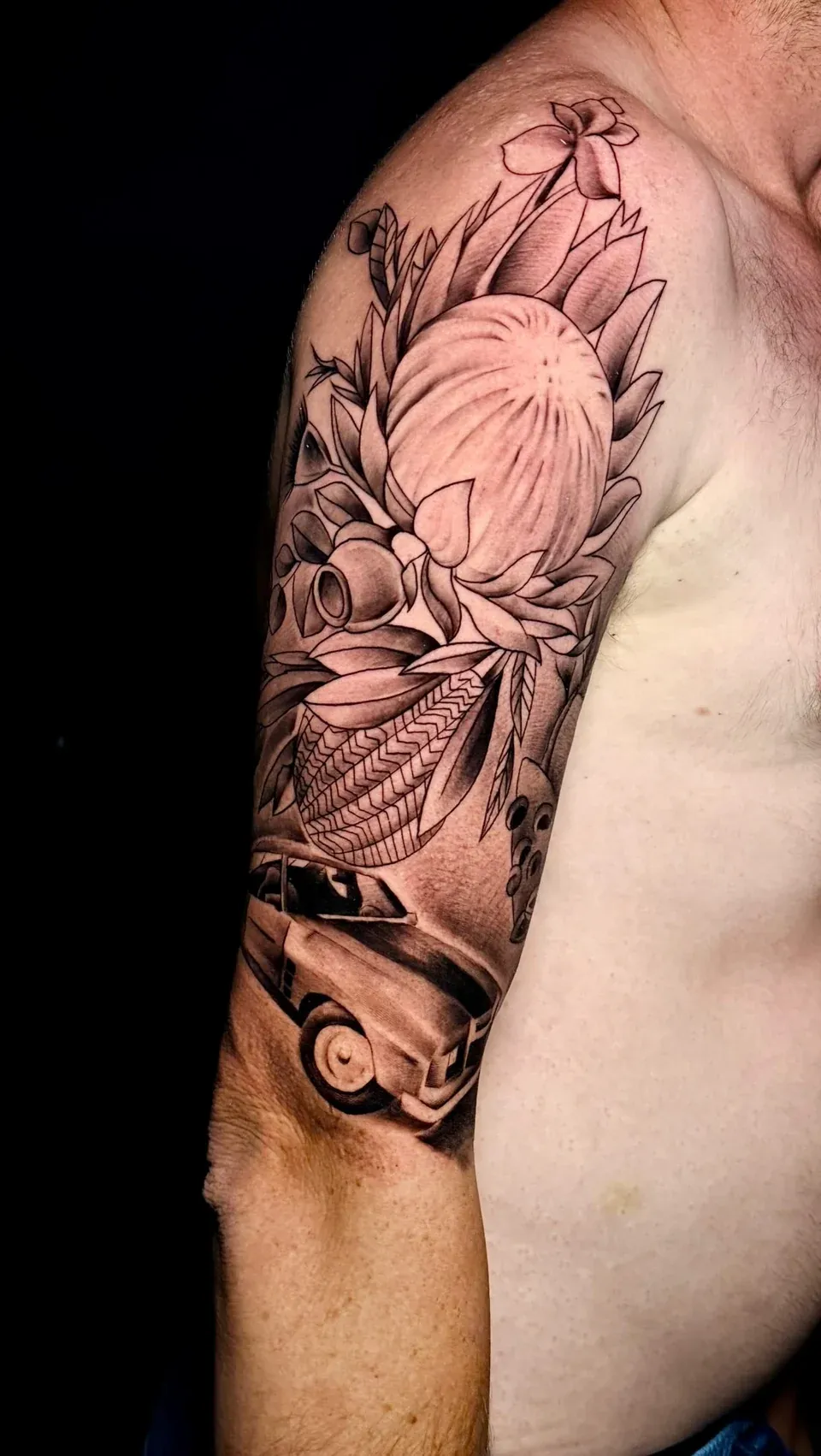A sleeve with meaning tattoo by The Mafia Ink Bali